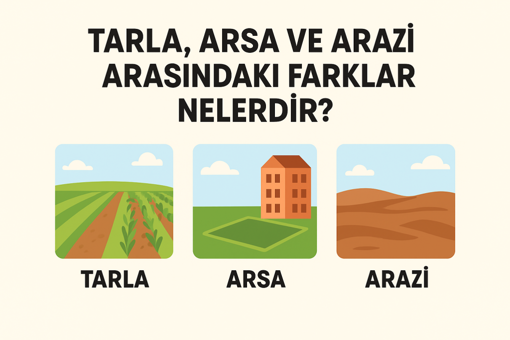 Tarla, Arsa ve Arazi Arasındaki Farklar Nelerdir?